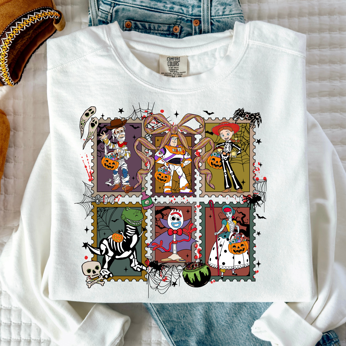 Toy Story Halloween Stamps Full Color DTF Transfer
