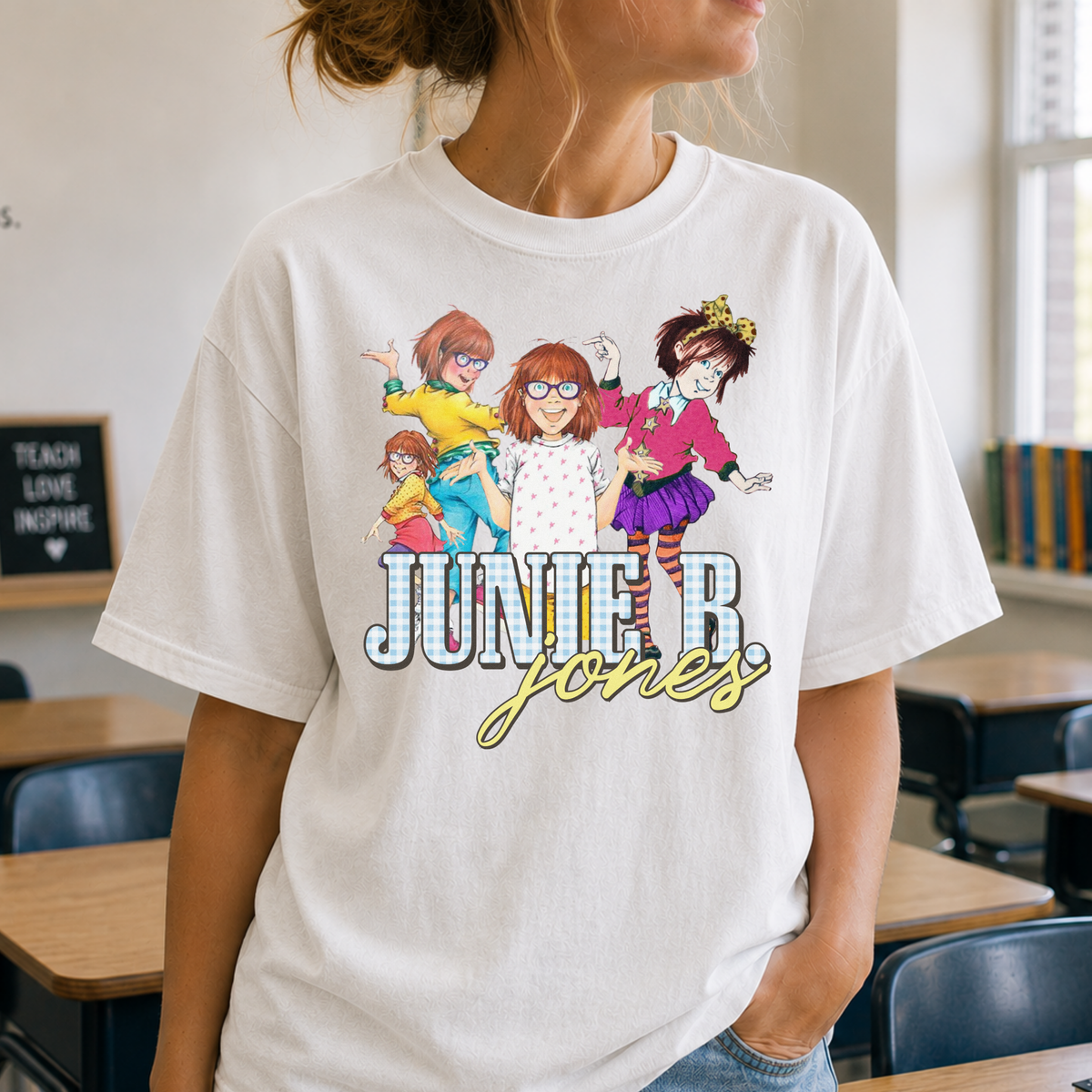 Junie B Jones Full Color DTF Transfer