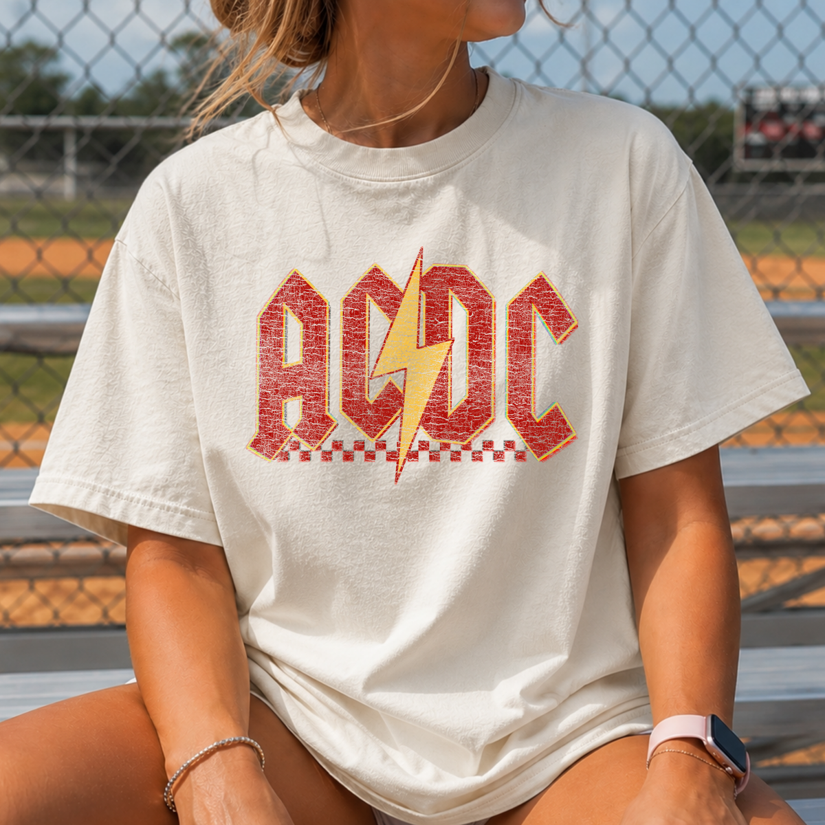 ACDC Full Color DTF Transfer