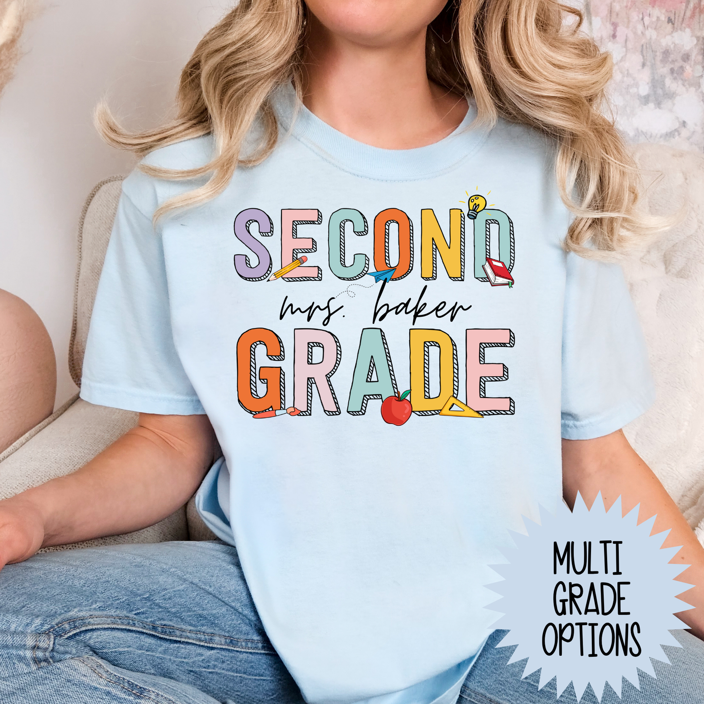 Personalized Grade (MULTI GRADE OPTIONS) Full Color DTF Transfer