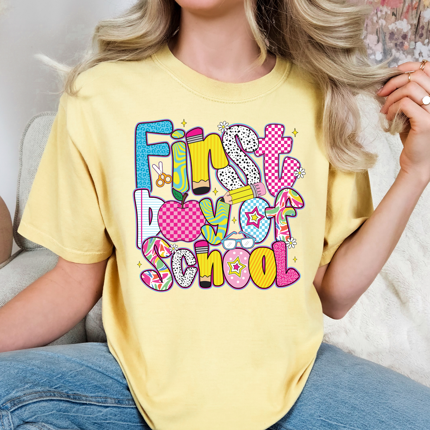 First Day Of School Full Color DTF Transfer
