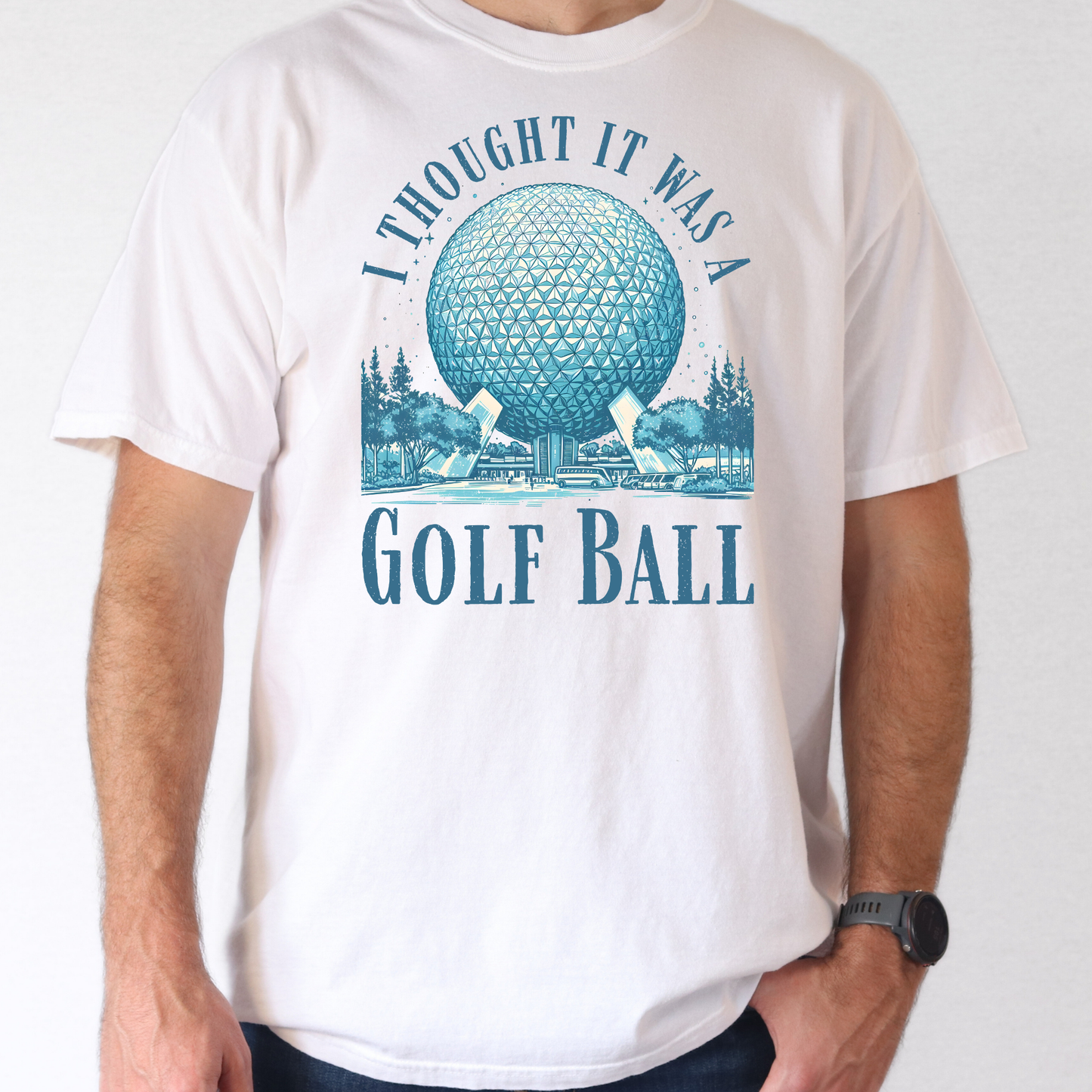 I Thought It Was A Golf Ball (Epcot) Full Color DTF Transfer