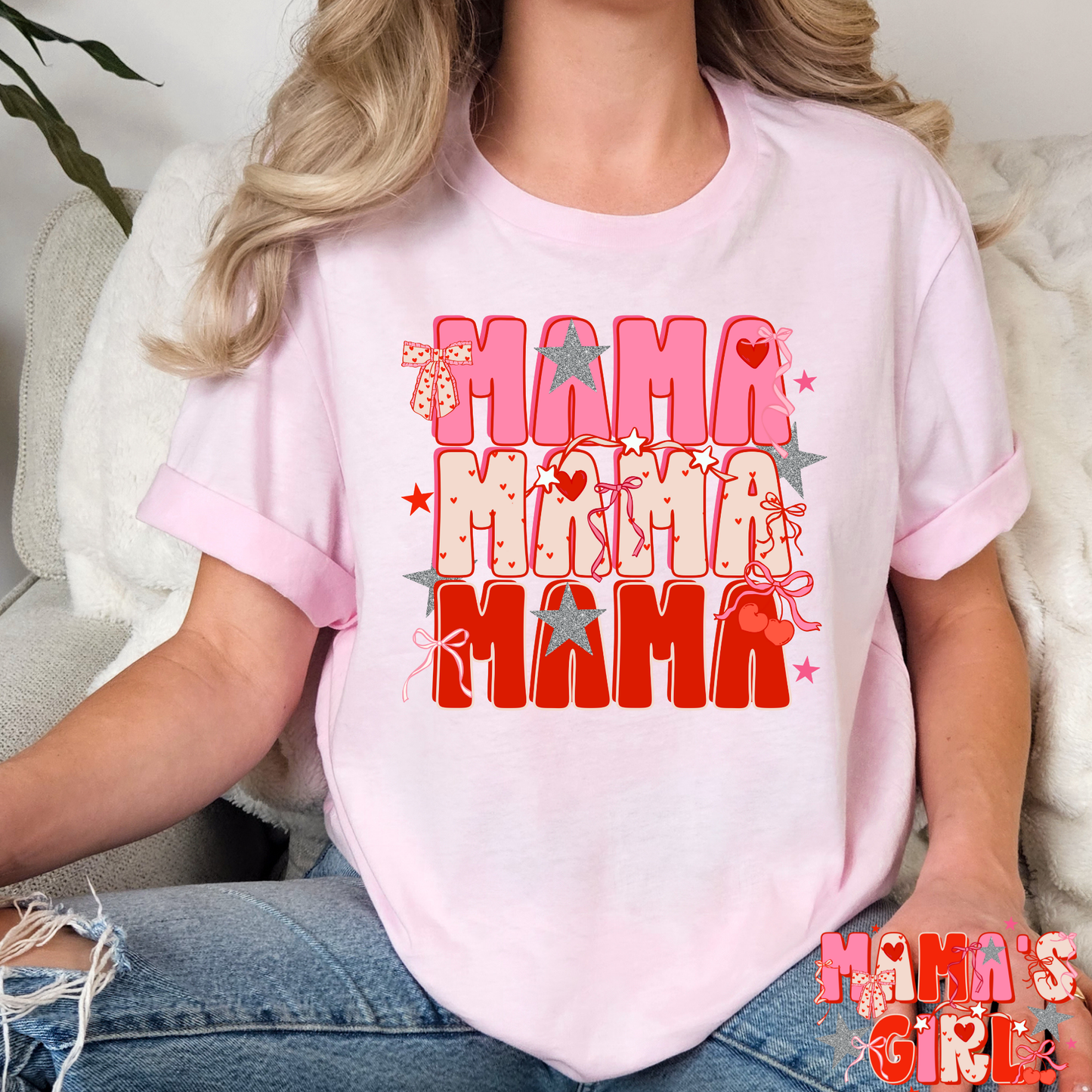 Valentines Mama (Mini Option) Full Color DTF Transfer