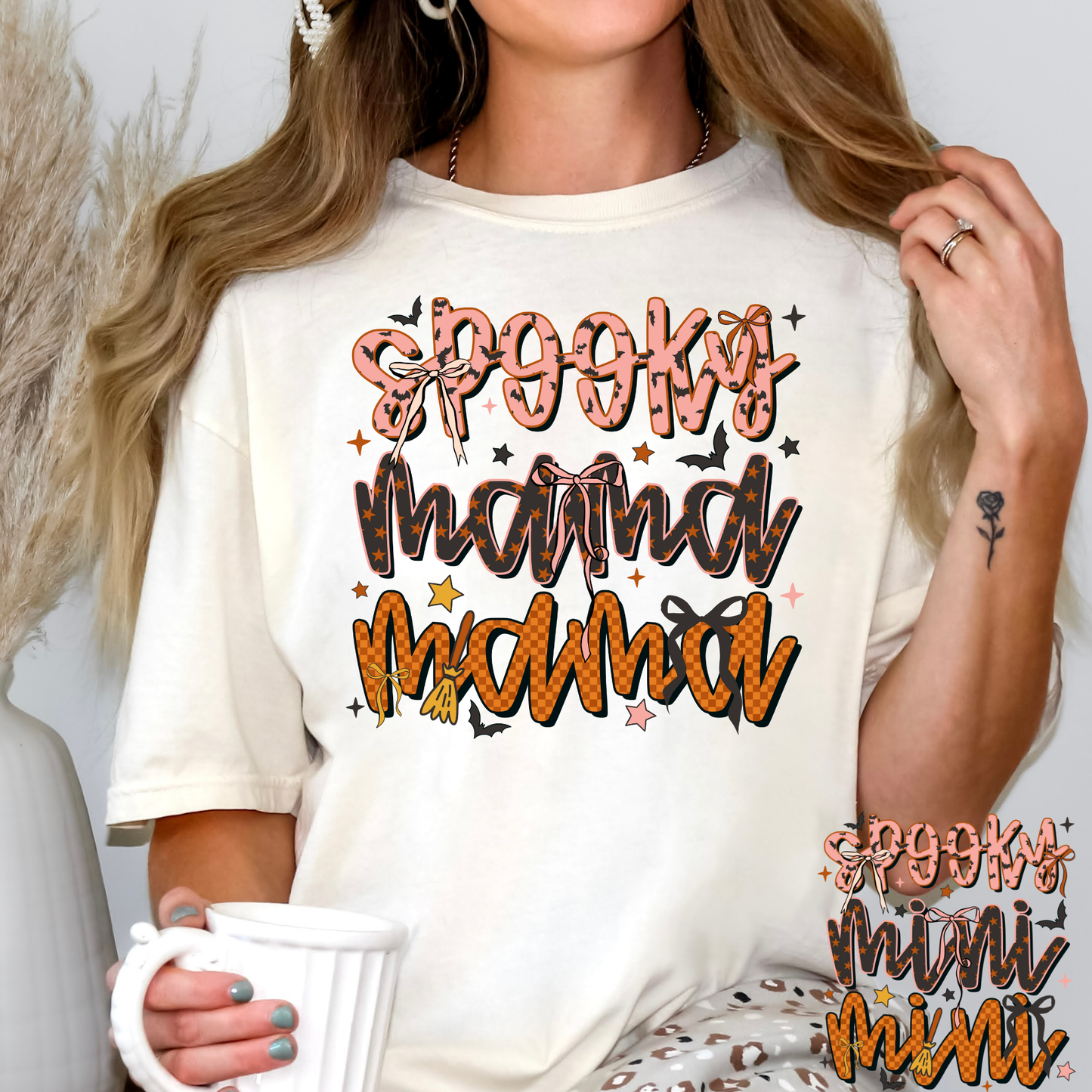 Spooky Mama (Repeat) - Mini Full Color DTF Transfer