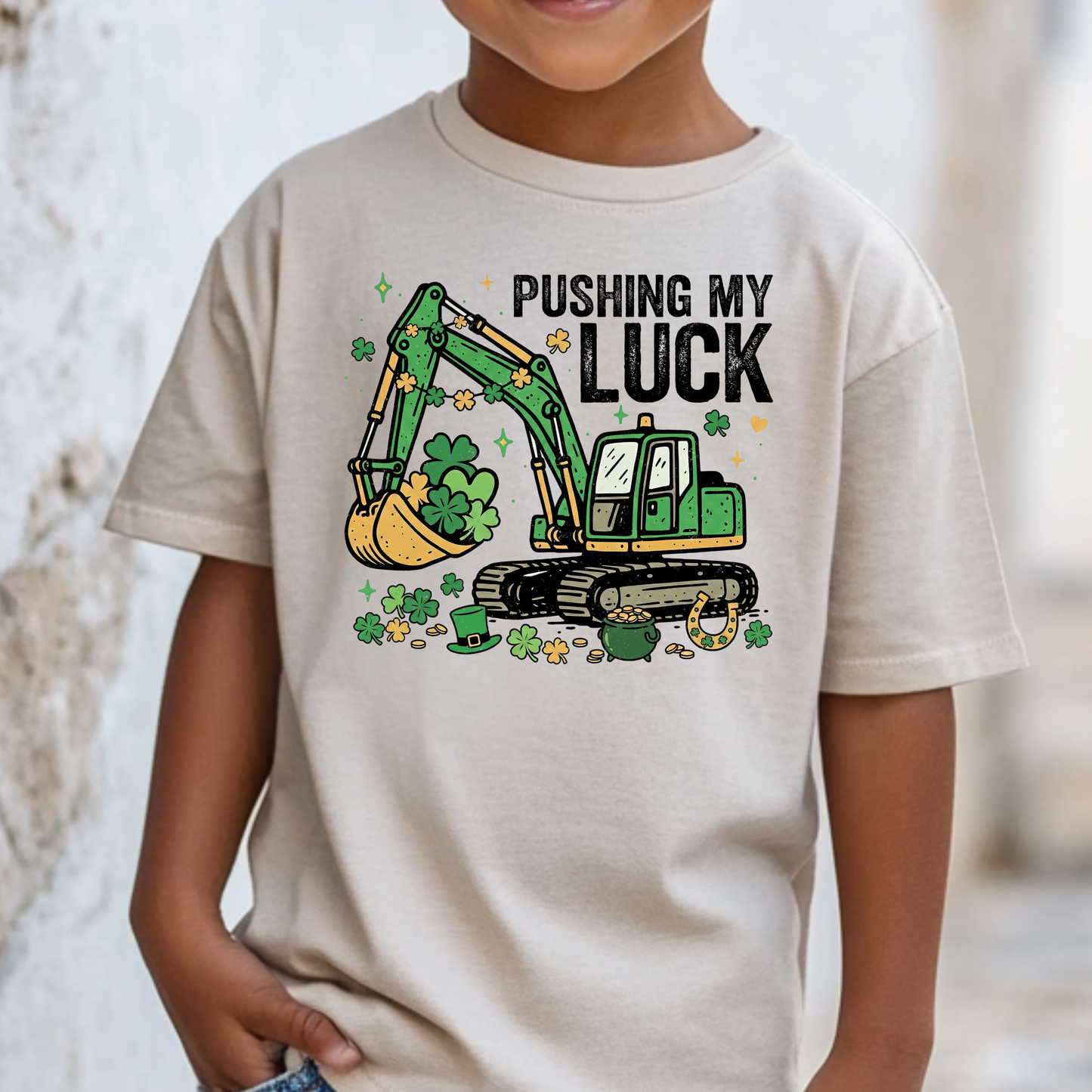 Pushing My Luck Full Color DTF Transfer