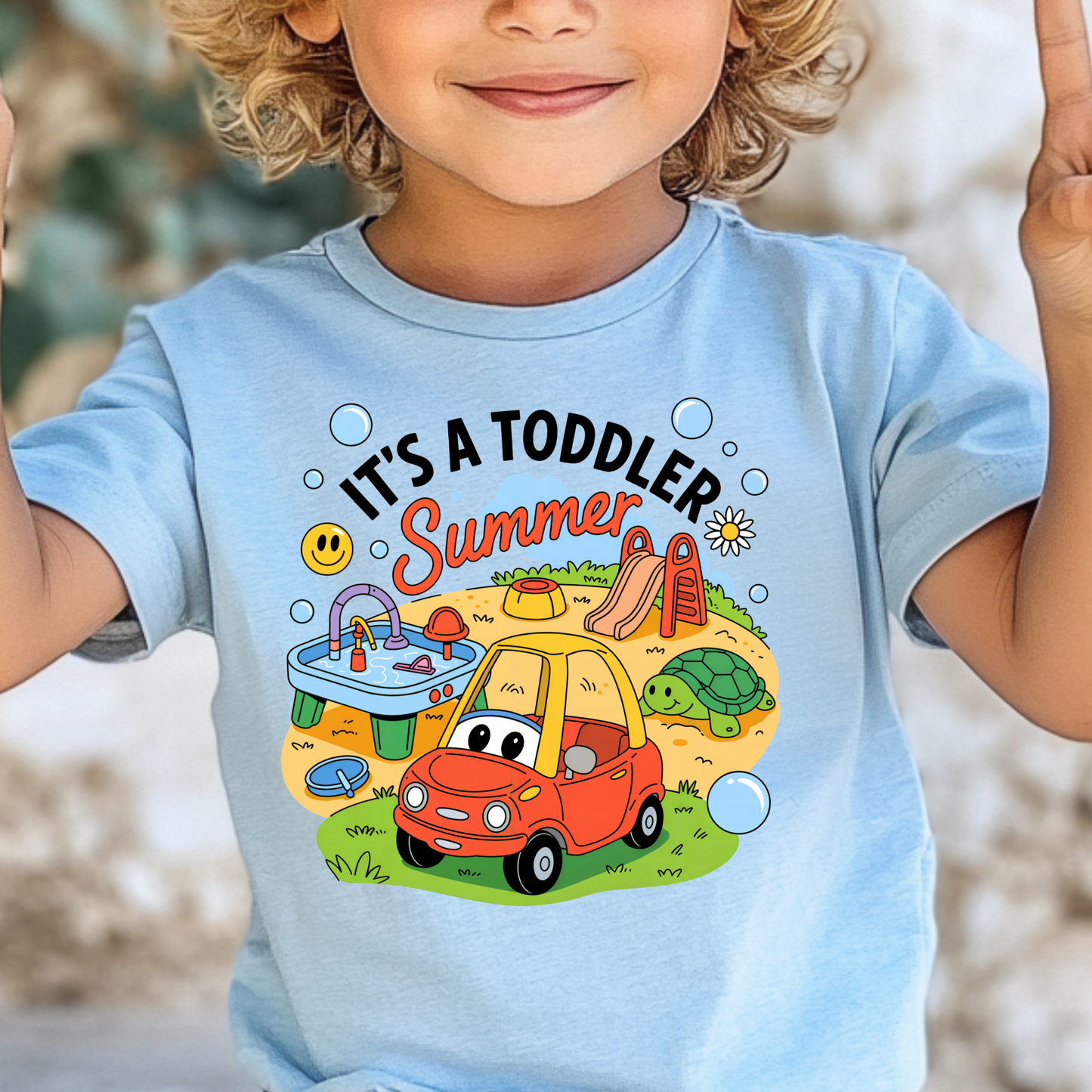 Its A Toddler Summer Full Color DTF Transfer