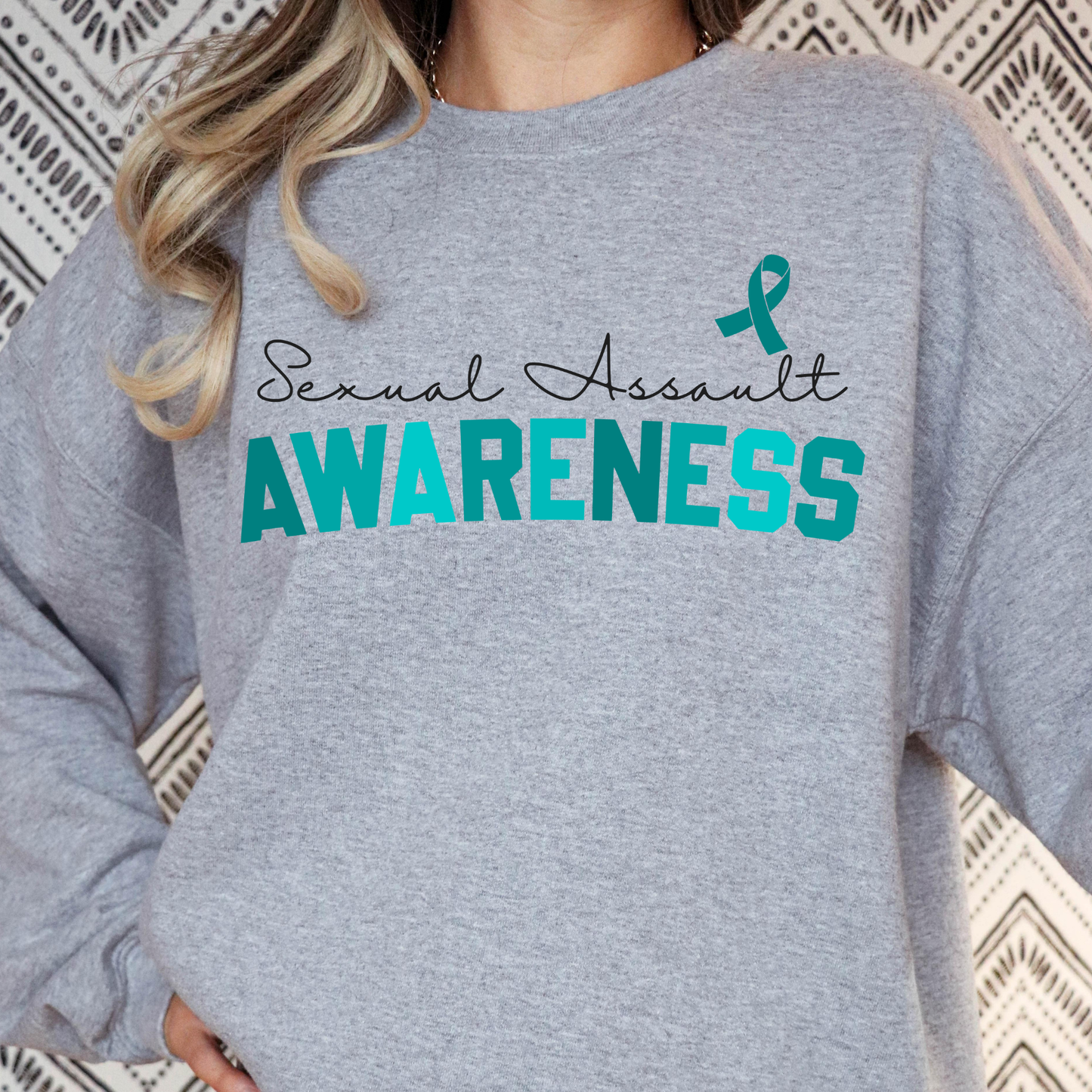Sexual Assault Awareness Full Color DTF Transfer