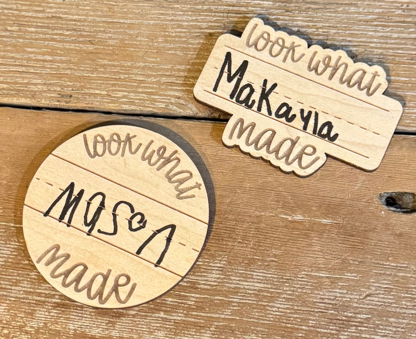 Look What I Made Magnet (MULTI SHAPE OPTIONS) CLEANED/UNCLEANED OPTIONS