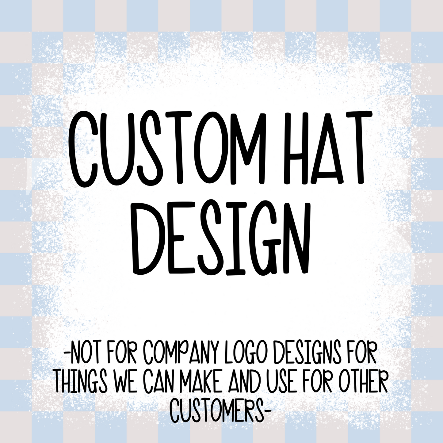 Custom Embroidered Cap (Upload Picture of Design)
