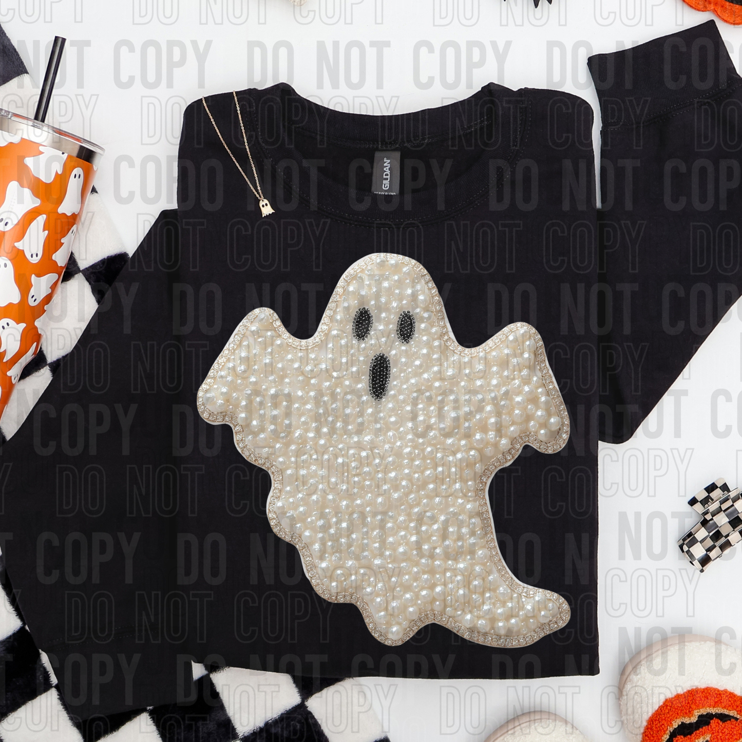 Ghost (Faux Pearl) Full Color DTF Transfer