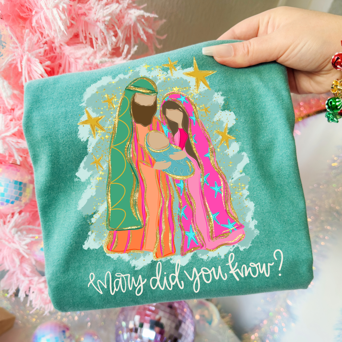 Mary Did You Know? Full Color DTF Transfer