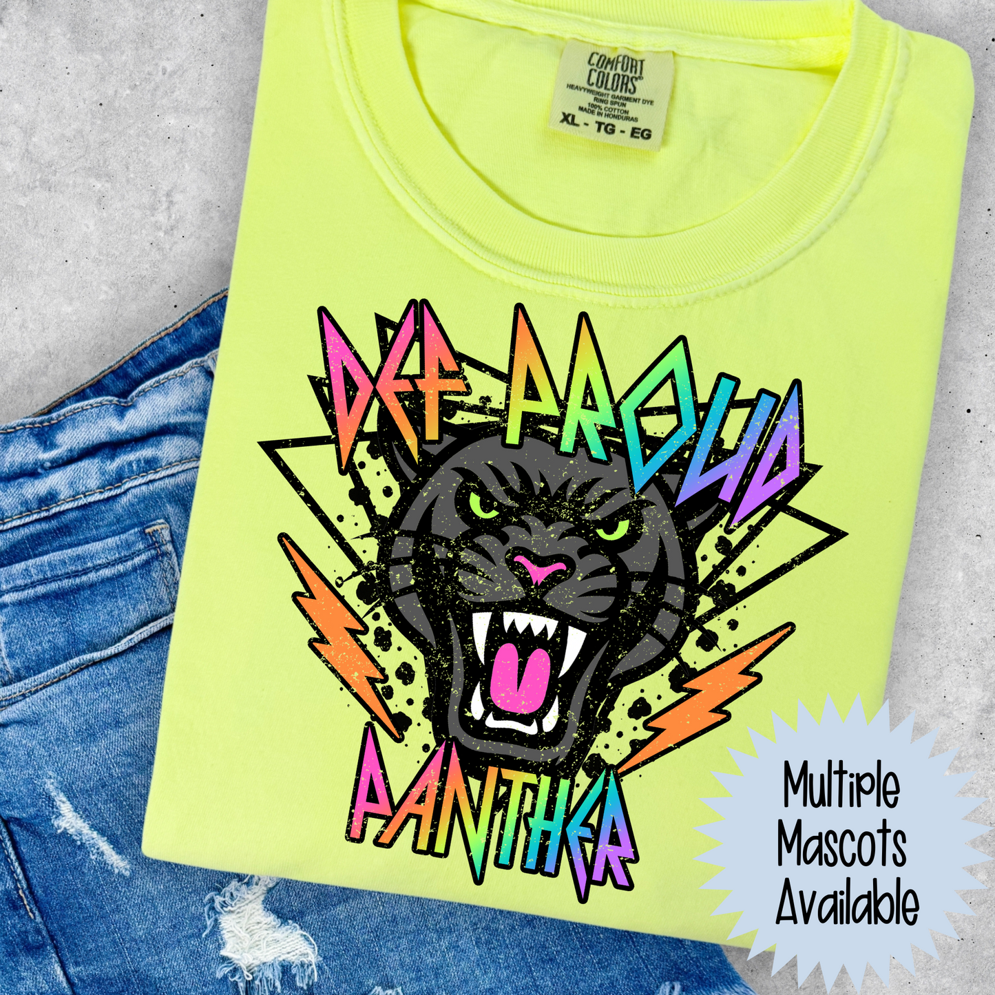 Def Proud Mascot (MULTI MASCOT OPTIONS) Full Color DTF Transfer