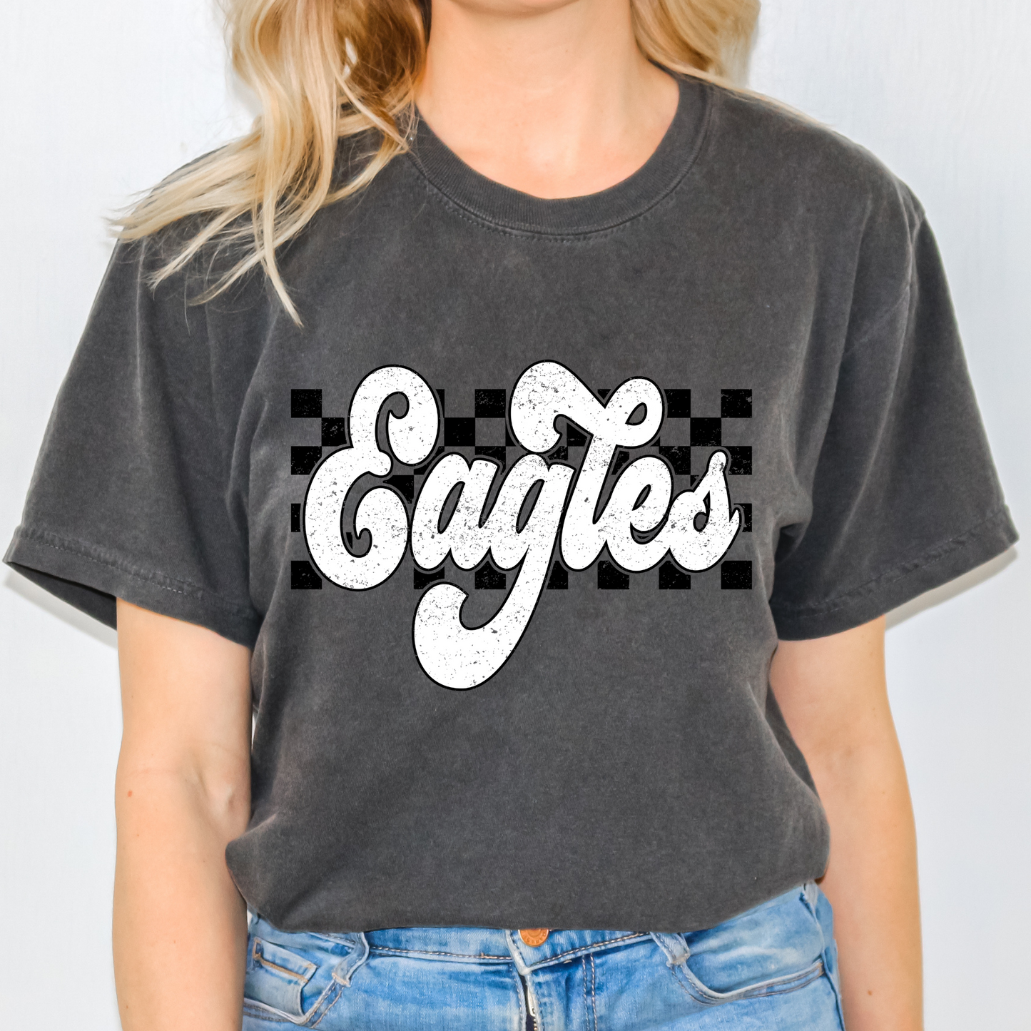 Eagles (Checkered) Full Color DTF Transfer