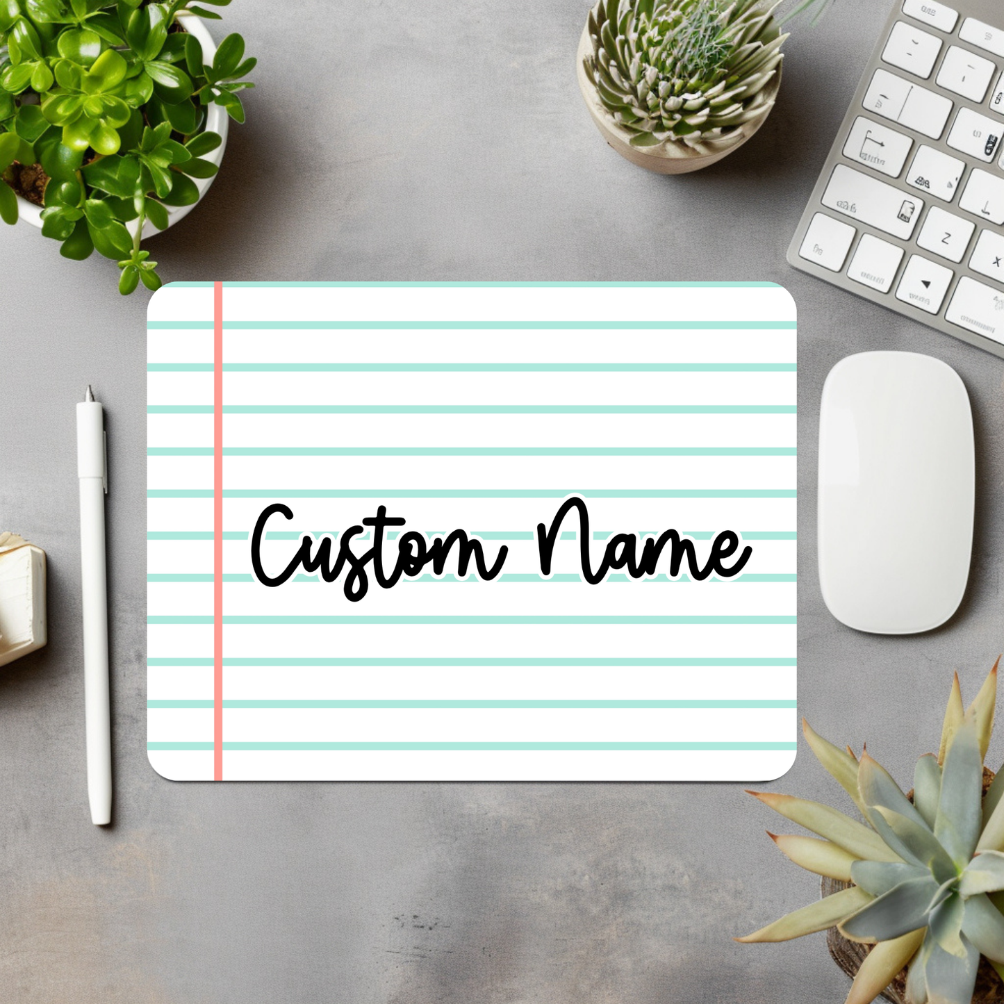 Lined Paper Personalized Mouse Pad