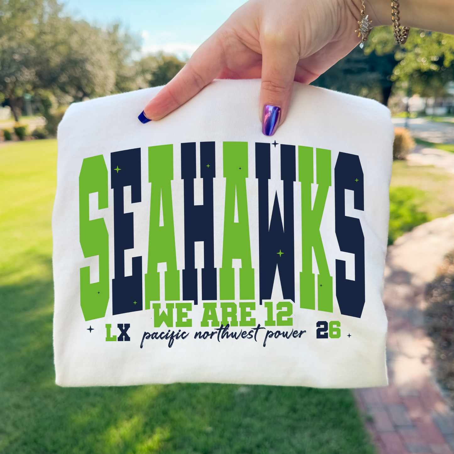 Seahawks LX - We Are 12 Full Color DTF Transfer