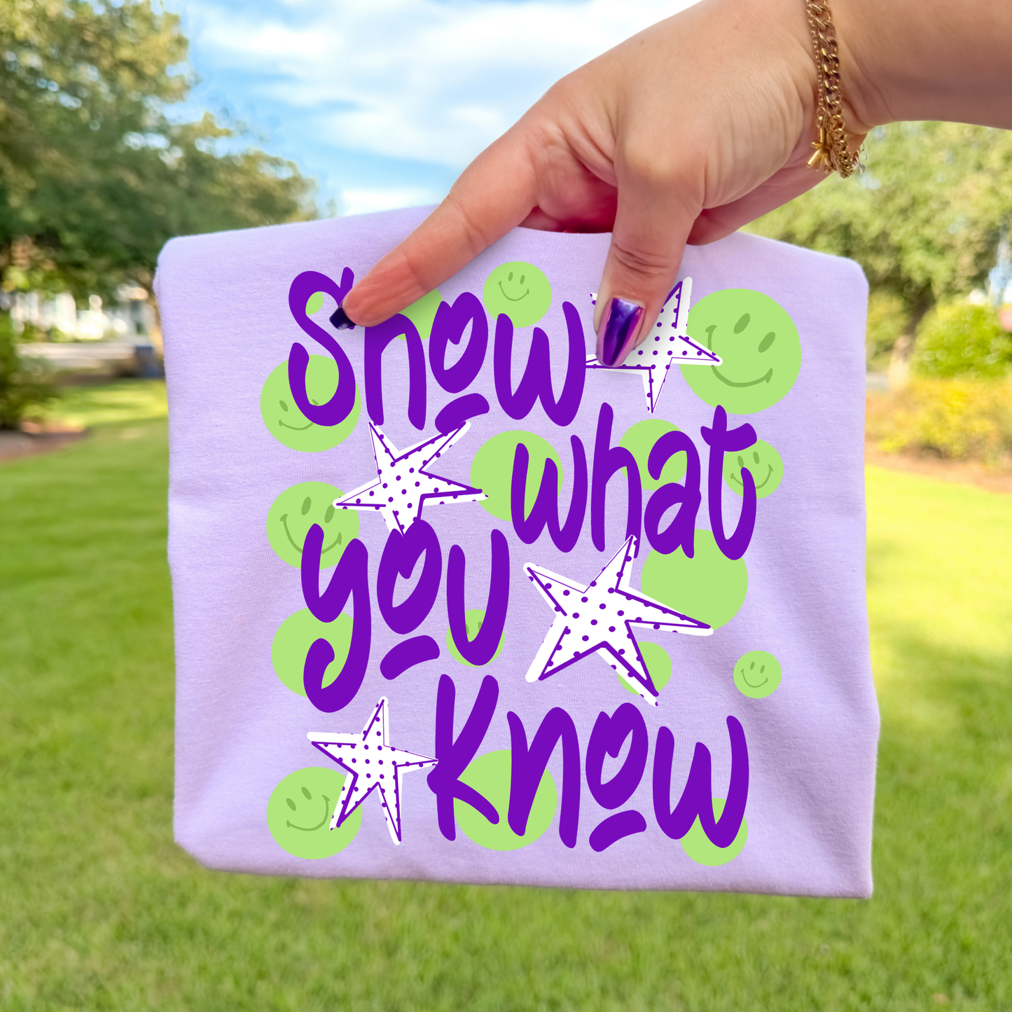 Show What You Know Full Color DTF Transfer