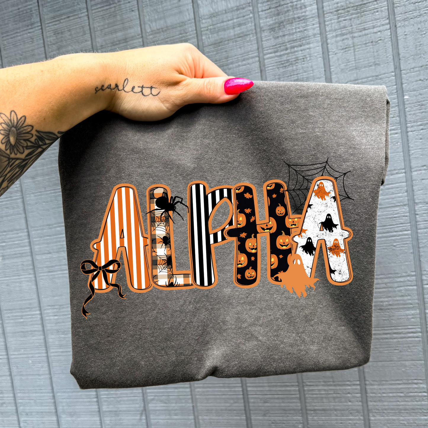 Halloween Alpha Full Color DTF Transfer