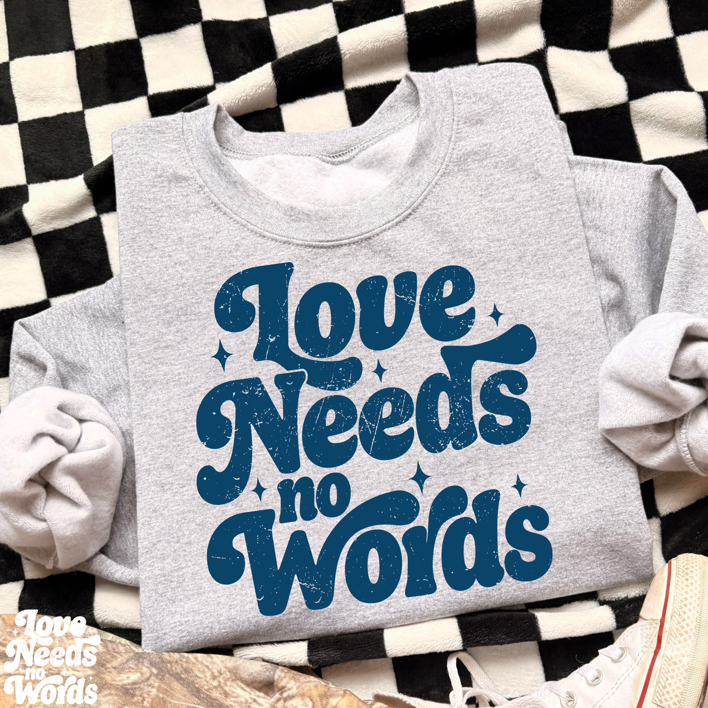 Love Needs No Words Full Color DTF Transfer