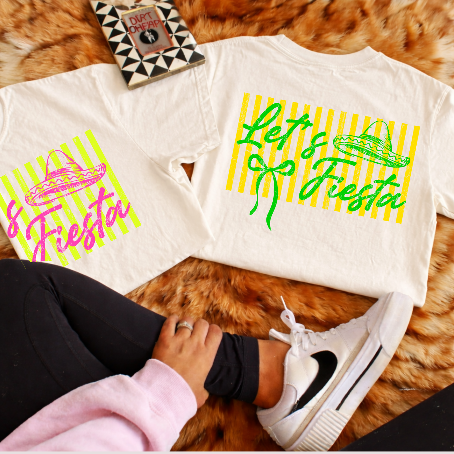 Let's Fiesta (MULTI COLOR OPTIONS) Full Color DTF Transfer