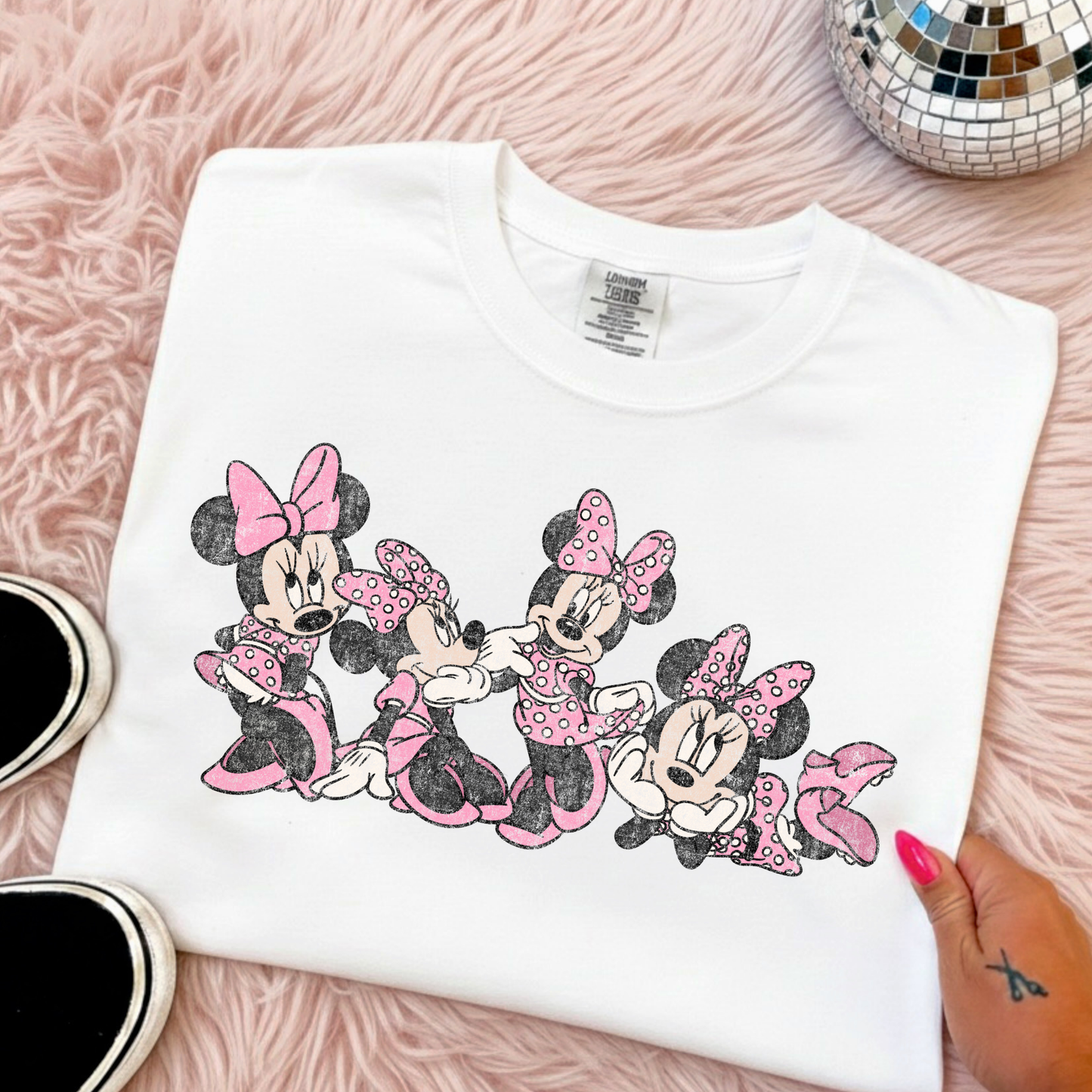 Minnie (Grunge) Full Color DTF Transfer