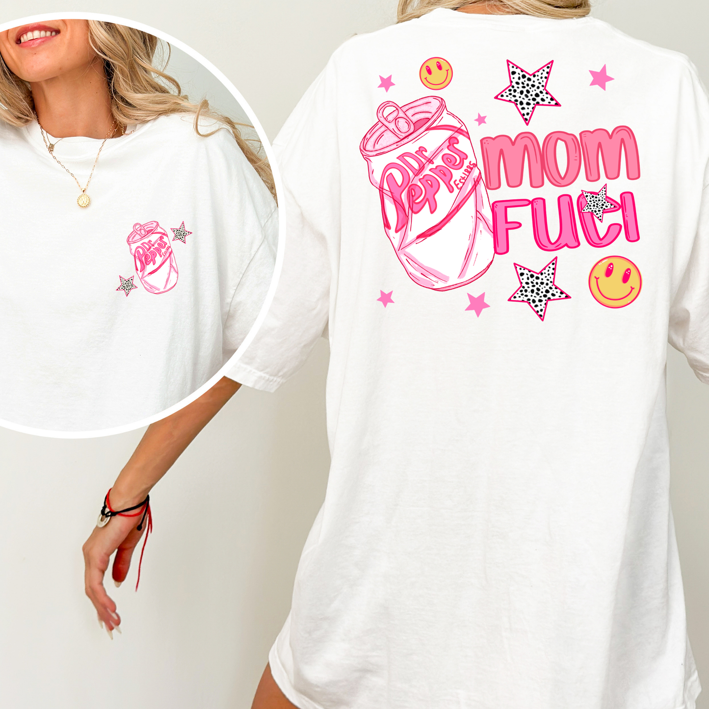 Dr. Pepper Mom Fuel Full Color DTF Transfer