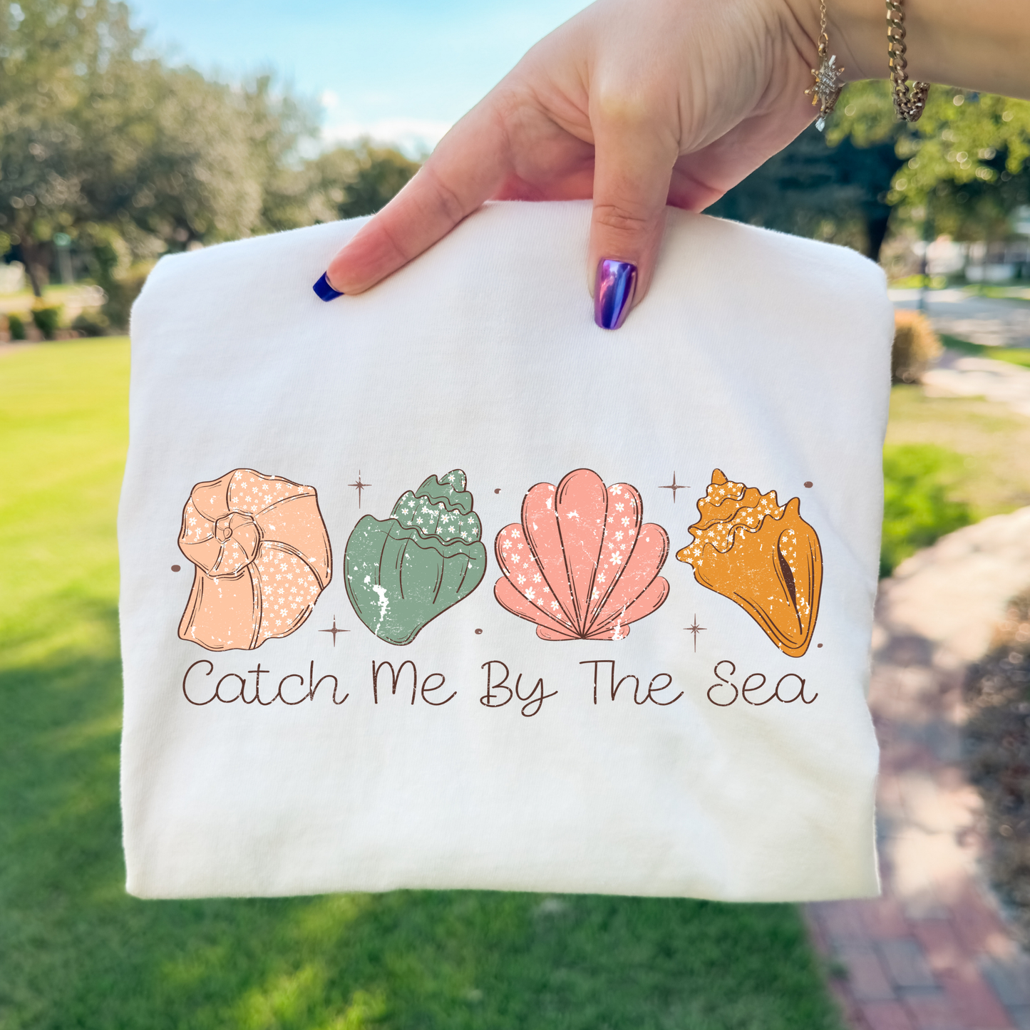 Catch Me By The Sea Full Color DTF Transfer