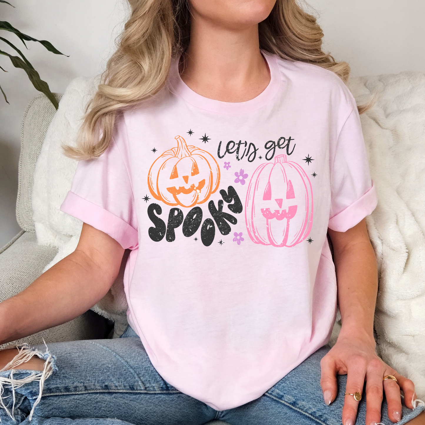 Lets Get Spooky Full Color DTF Transfer