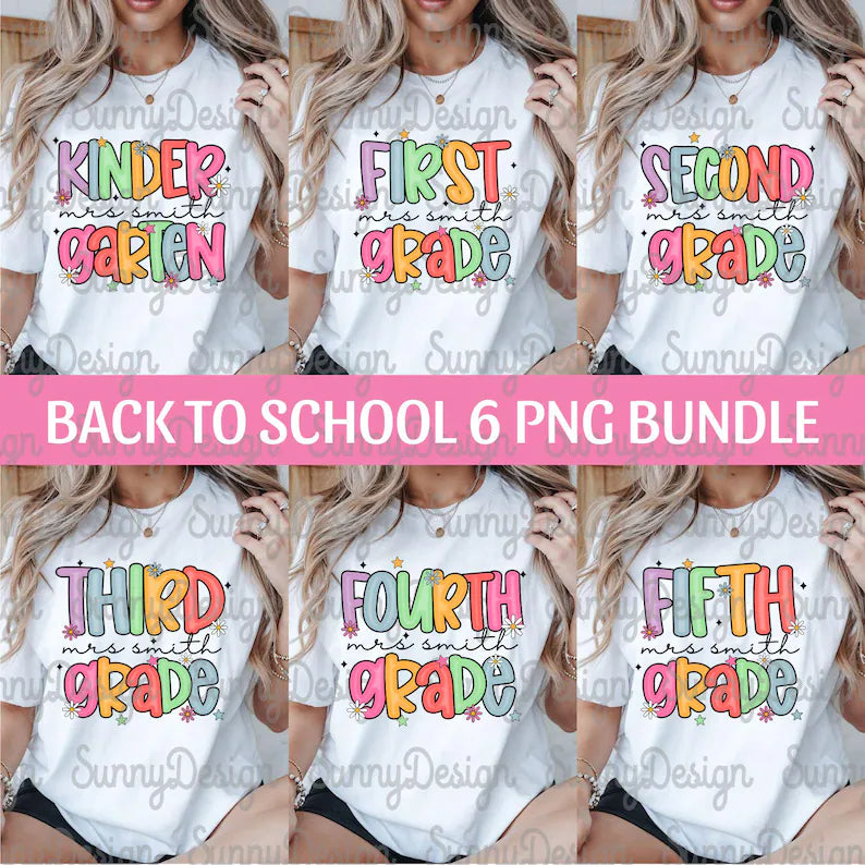Personalized Colorful Grade (MULTI GRADE OPTIONS) Full Color DTF Transfer