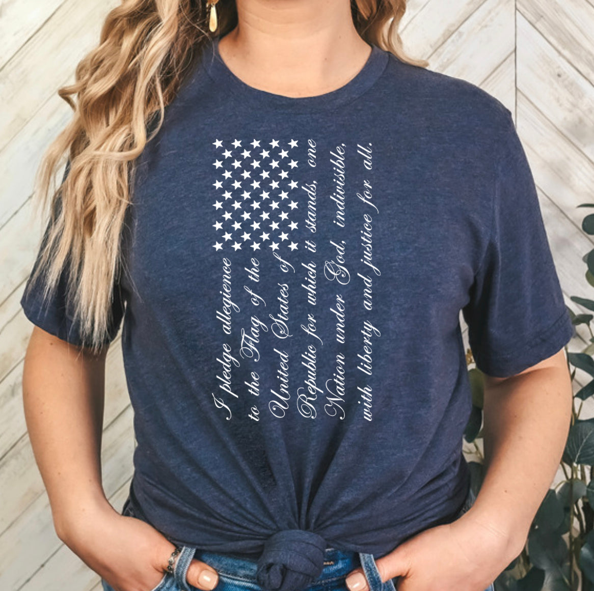 I Pledge Allegiance To The Flag Full Color DTF Transfer