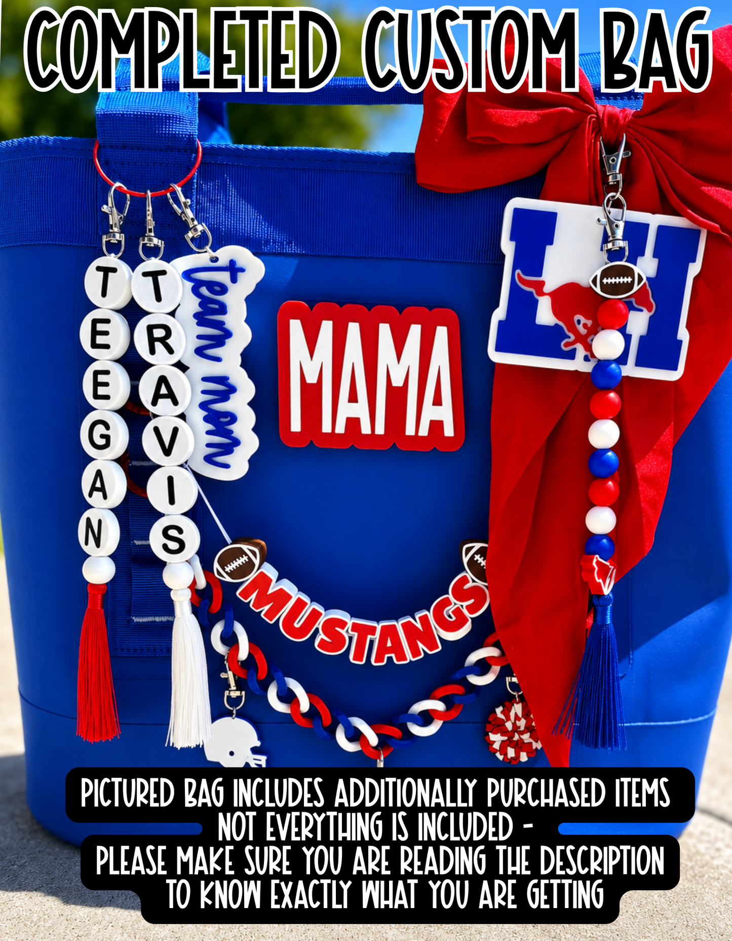 Custom Bag Design - Bag Included (PLEASE READ DESCRIPTION IN FULL - MSG WITH QUESTIONS BEFORE YOU ORDER - NO CANCELLATIONS AFTER PAYMENT RECEIVED)