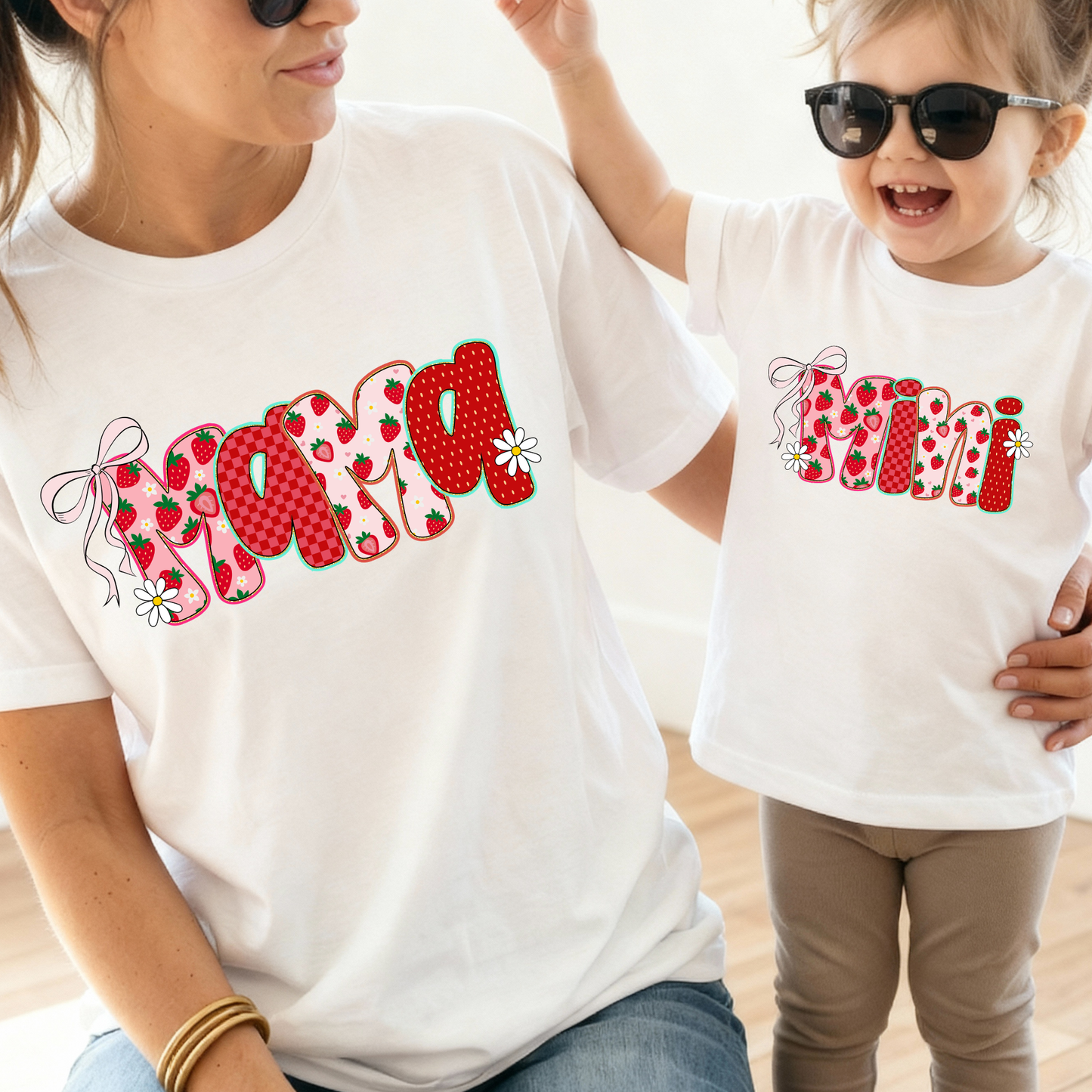 Mama Strawberry (Mini Option) Full Color DTF Transfer