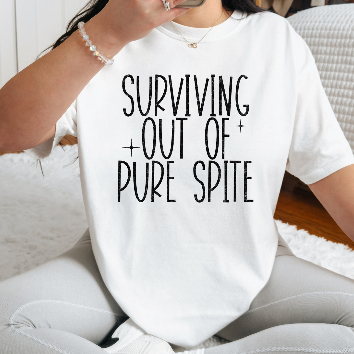 Surviving Out of Pure Spite Full Color DTF Transfer