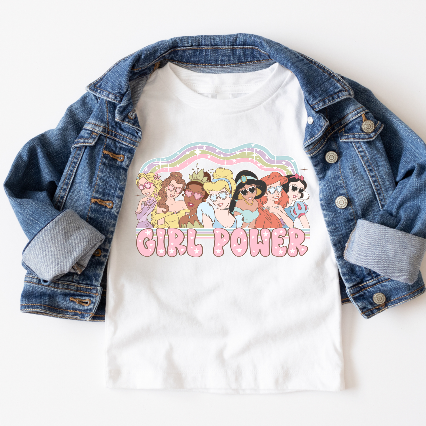 Girl Power (Princesses) Full Color DTF Transfer