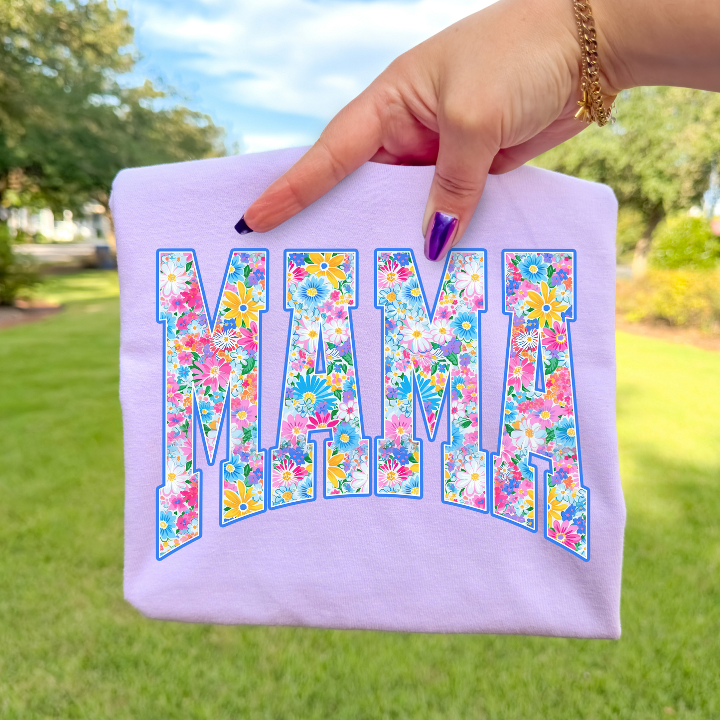 Mama Spring Floral Full Color DTF Transfer