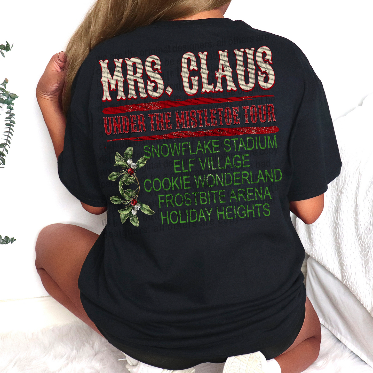 Mrs. Claus Tour Full Color DTF Transfer