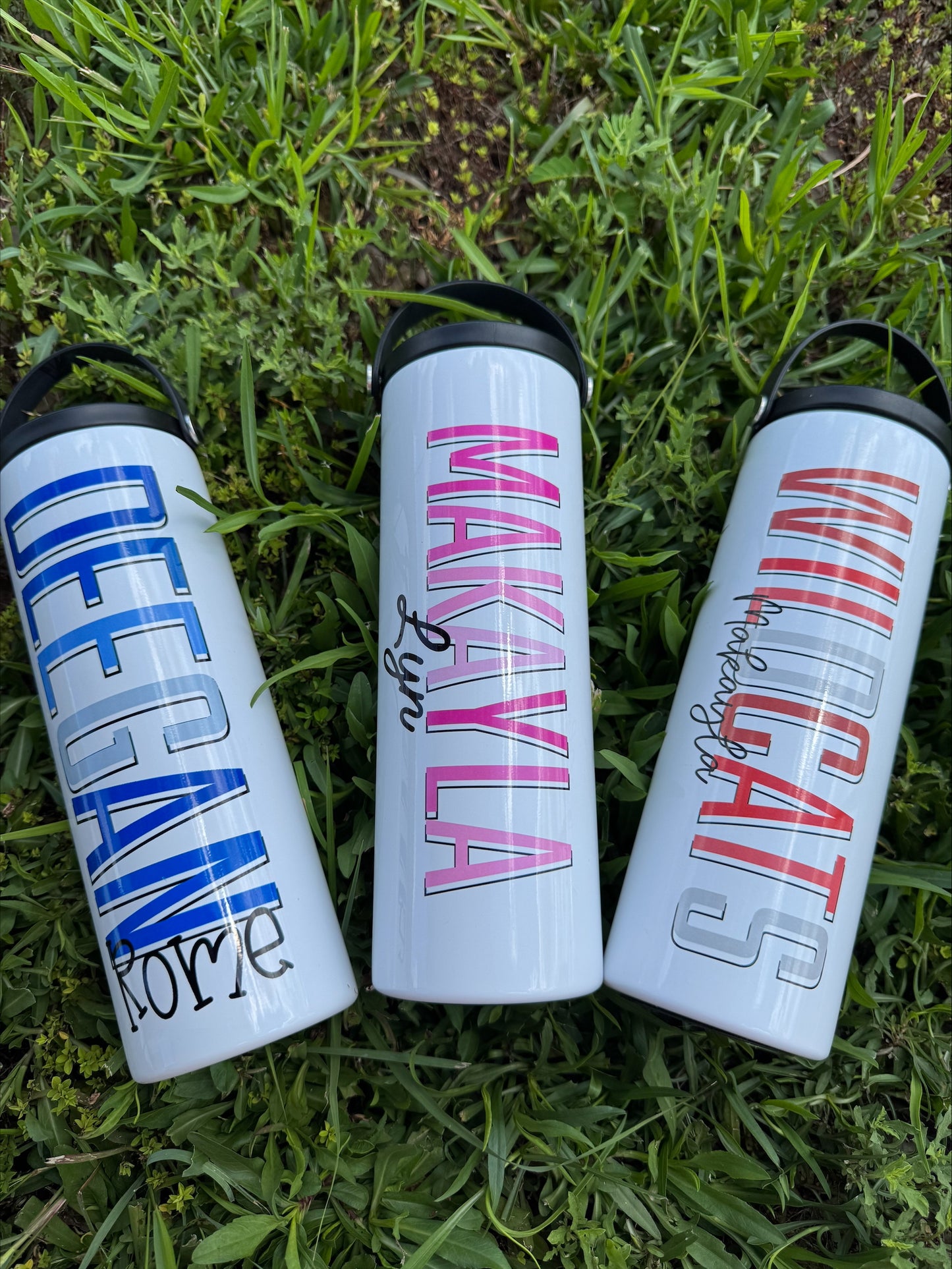 20oz Personalized Water Bottle Name Design
