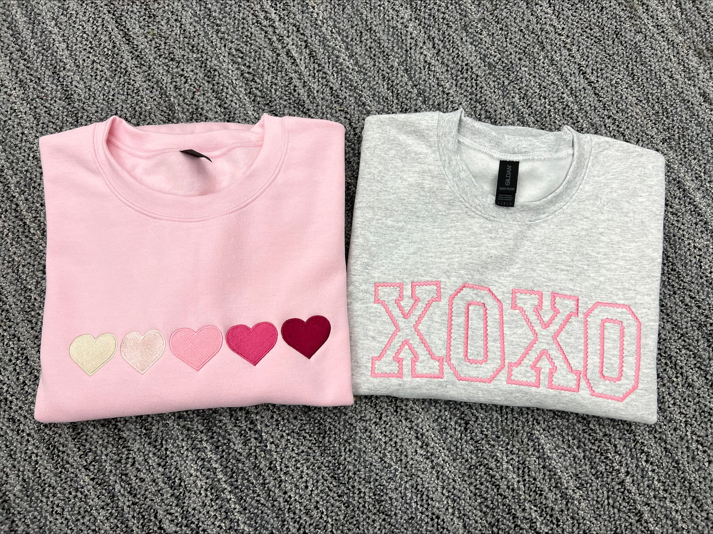 XOXO Scallop Embroidered Sweatshirt/T-Shirt