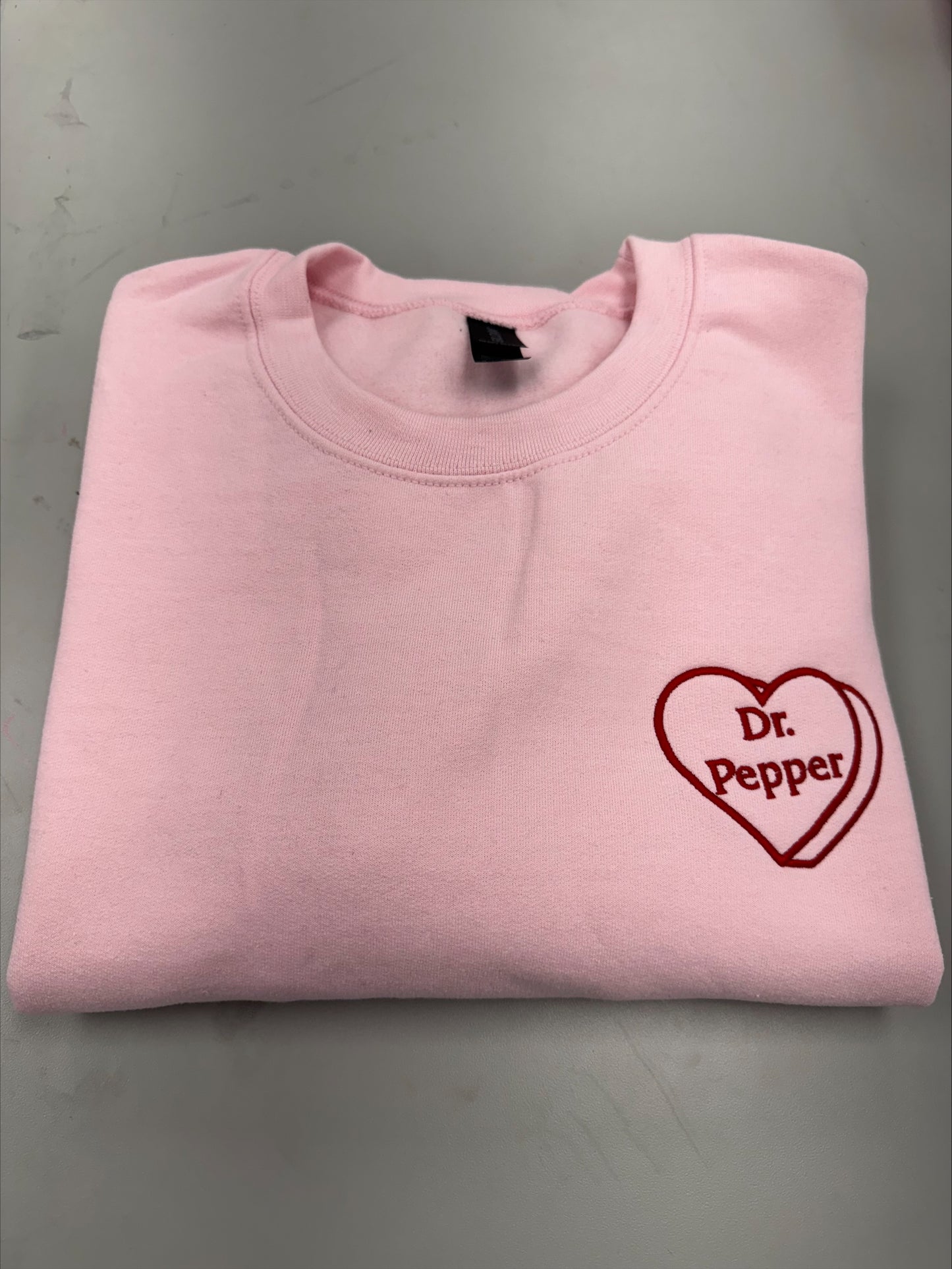 Favorite Thing Conversation Heart Embroidered Sweatshirt/T-Shirt