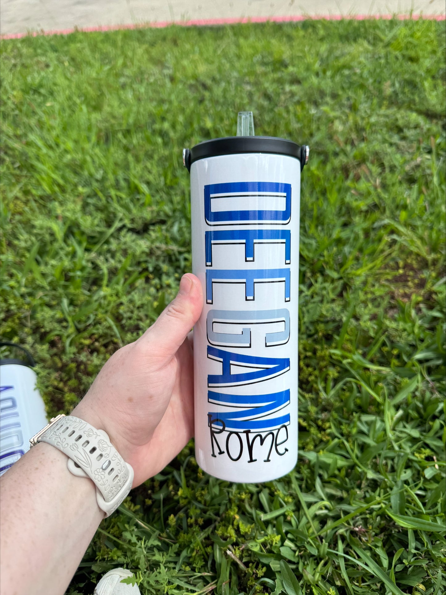 20oz Personalized Water Bottle Name Design