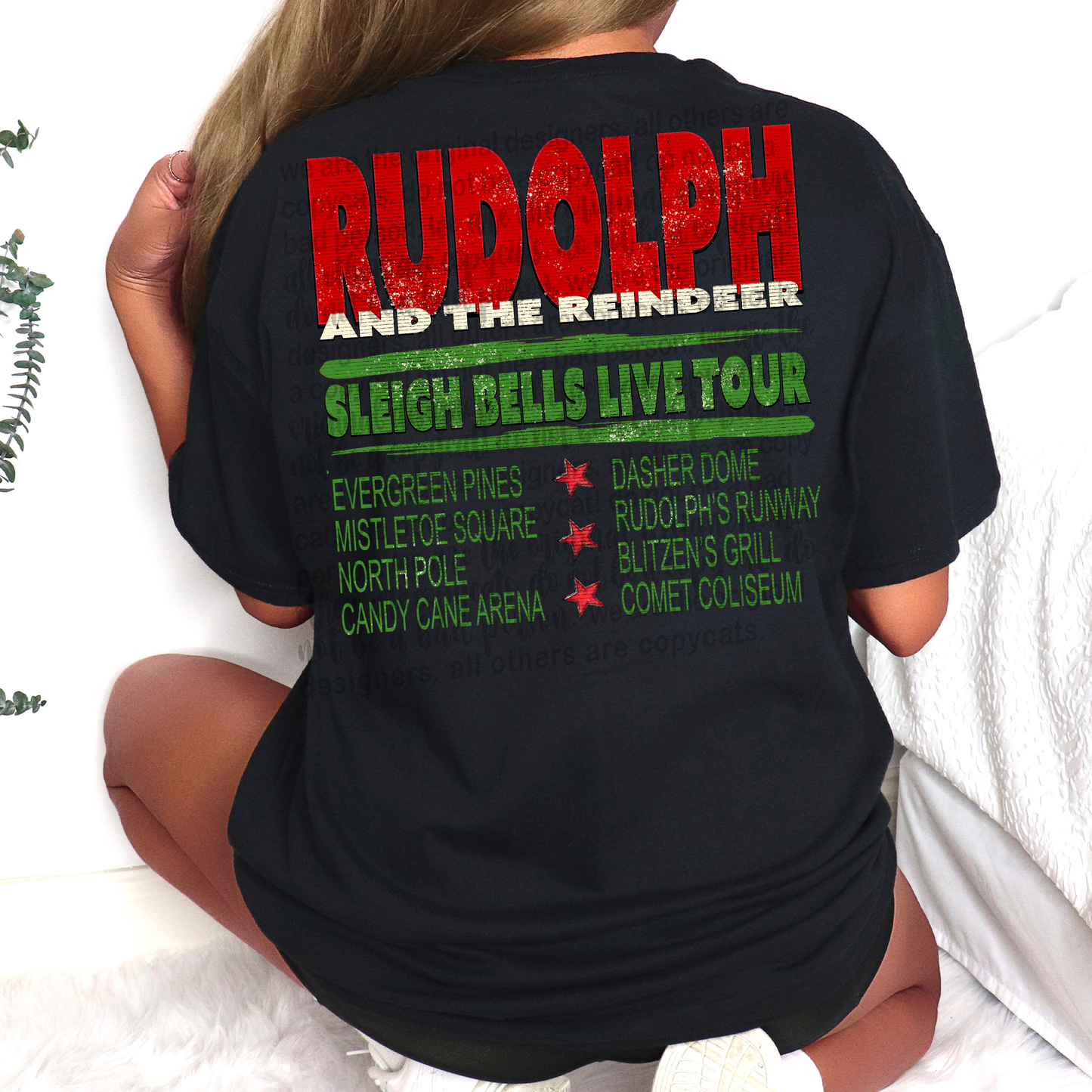 Rudolph Tour Full Color DTF Transfer