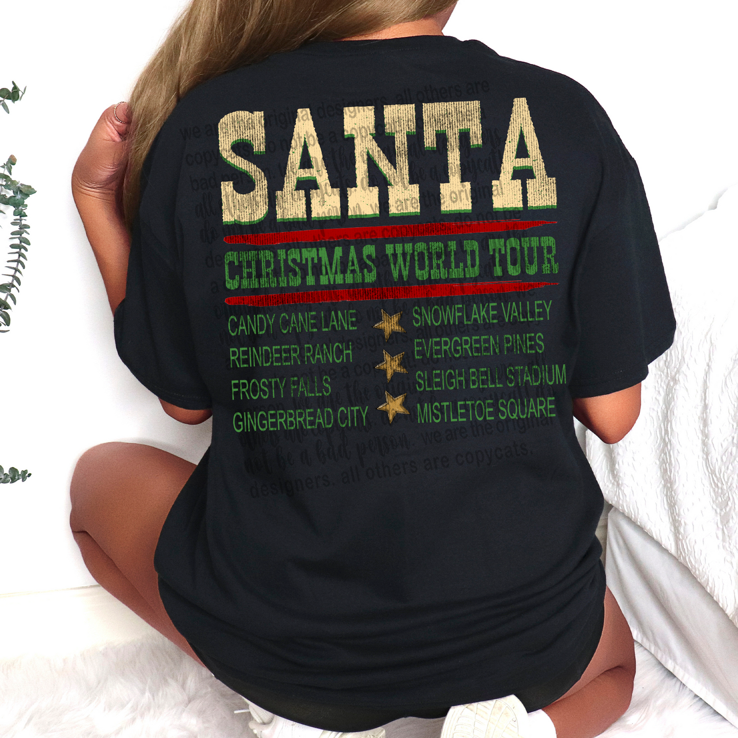 Santa Tour Full Color DTF Transfer