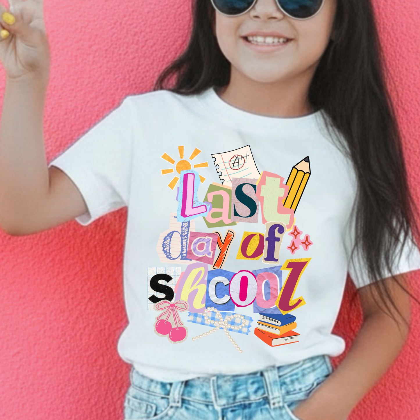 Last Day Of School (Scrapbook) Full Color DTF Transfer