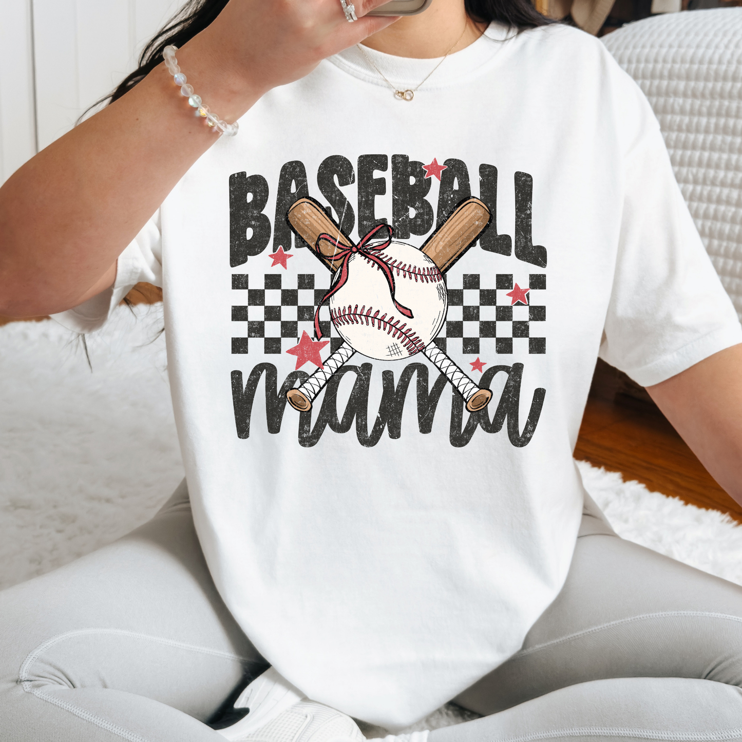 Baseball Mama Full Color DTF Transfer