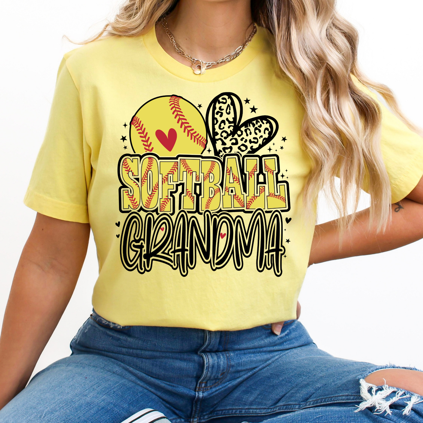 Softball Grandma Full Color DTF Transfer