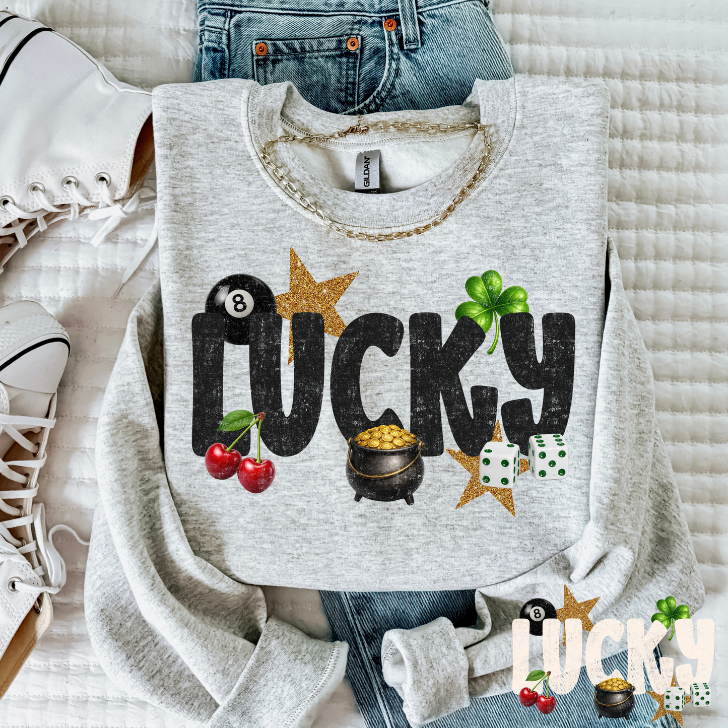 Lucky (Icons) Full Color DTF Transfer