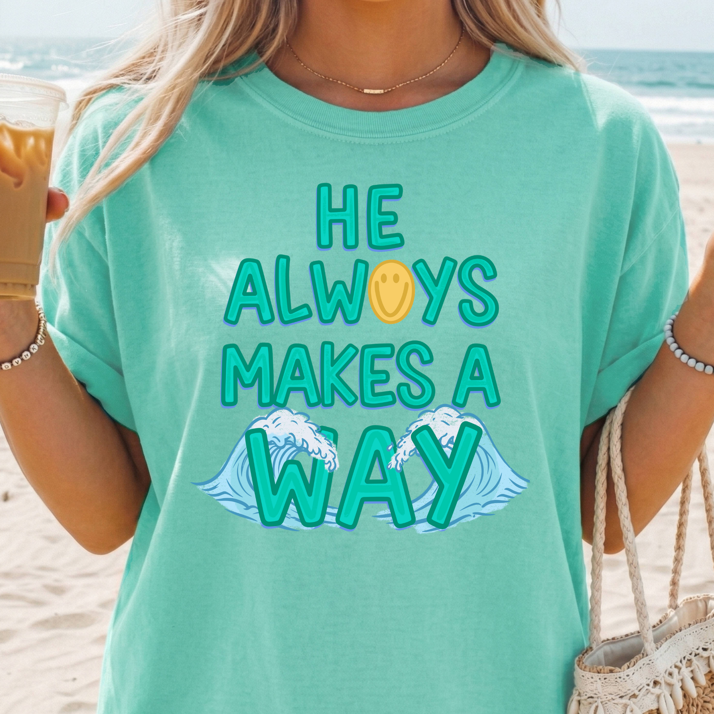 He Always Makes A Way Full Color DTF Transfer