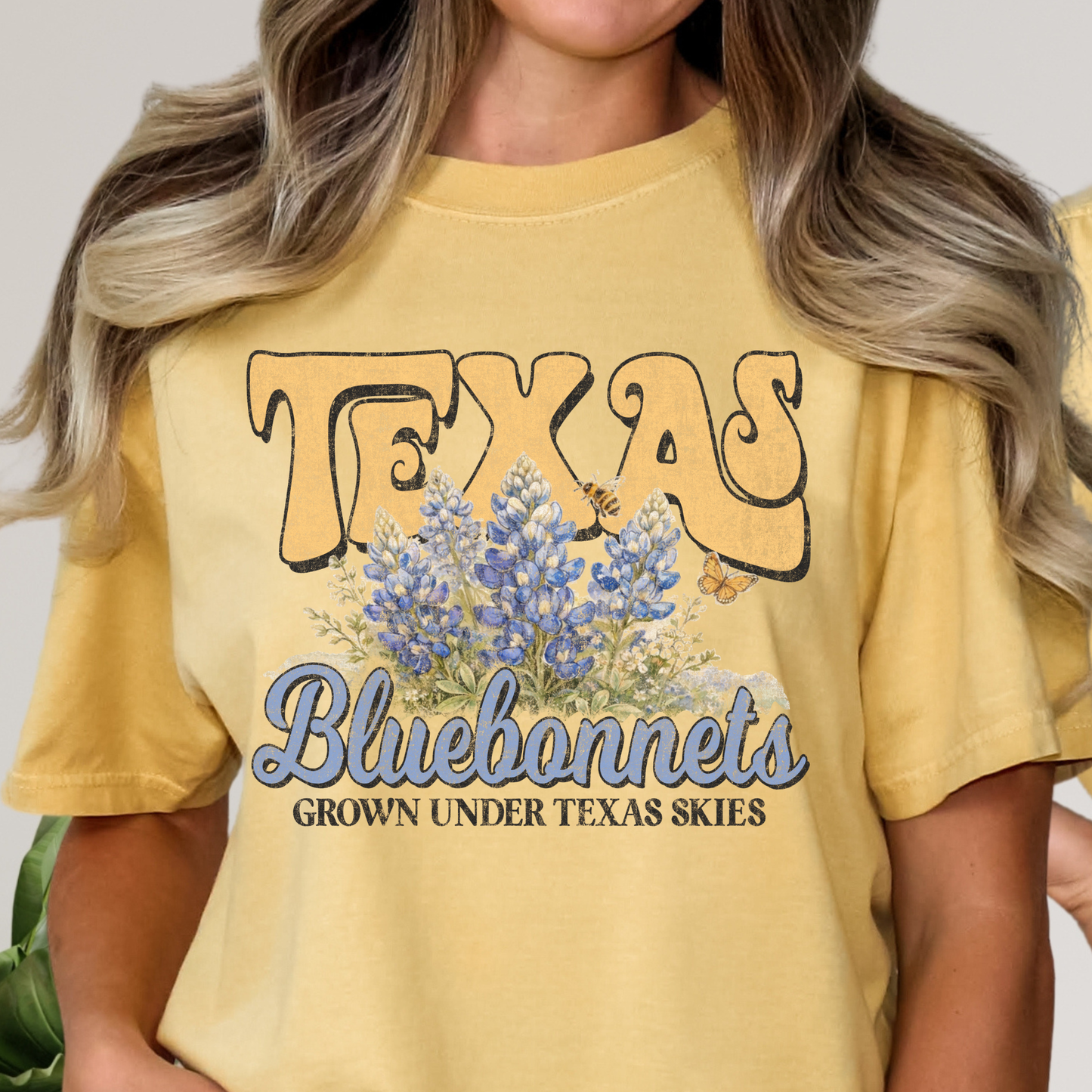 Texas Bluebonnets Full Color DTF Transfer