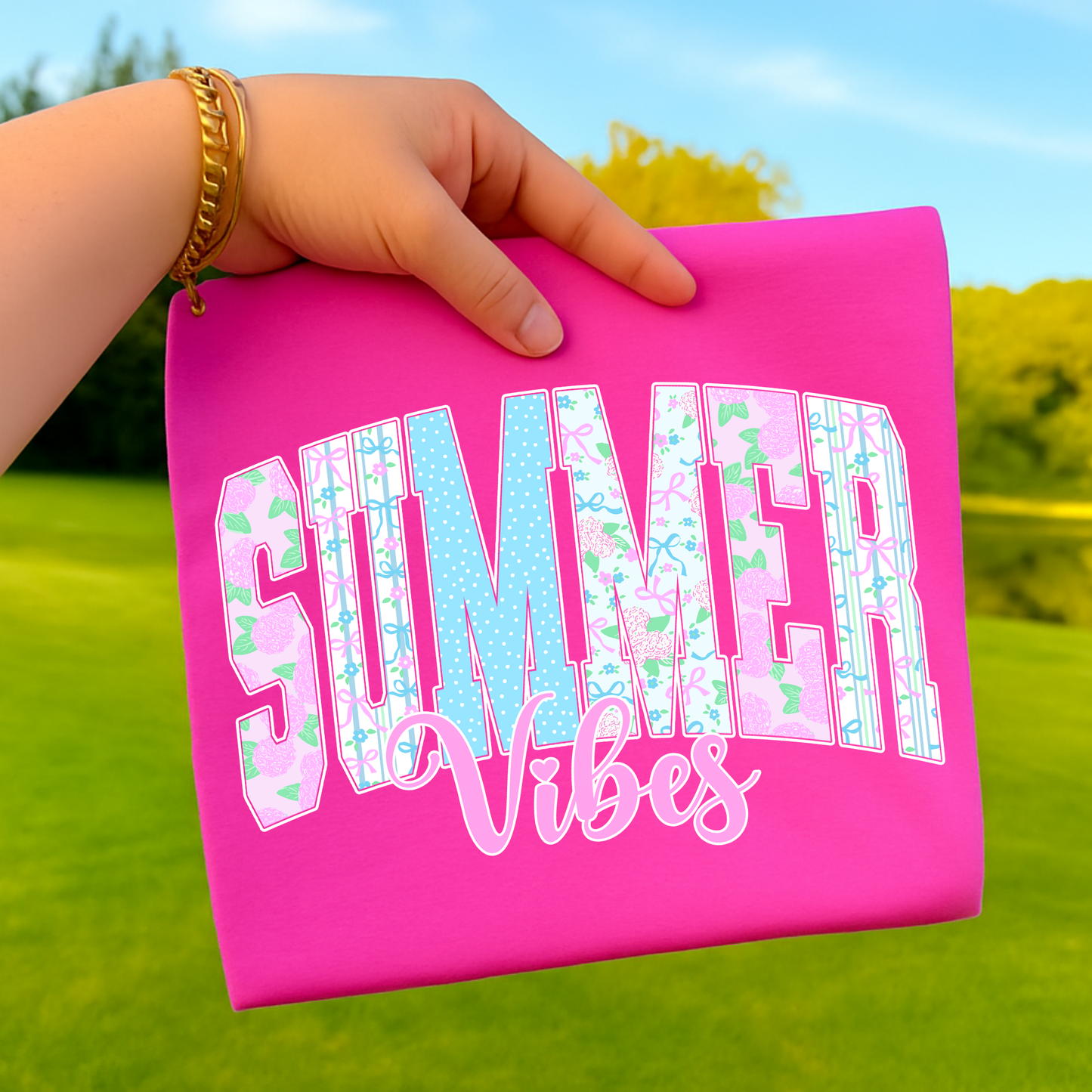 Summer Vibes Full Color DTF Transfer
