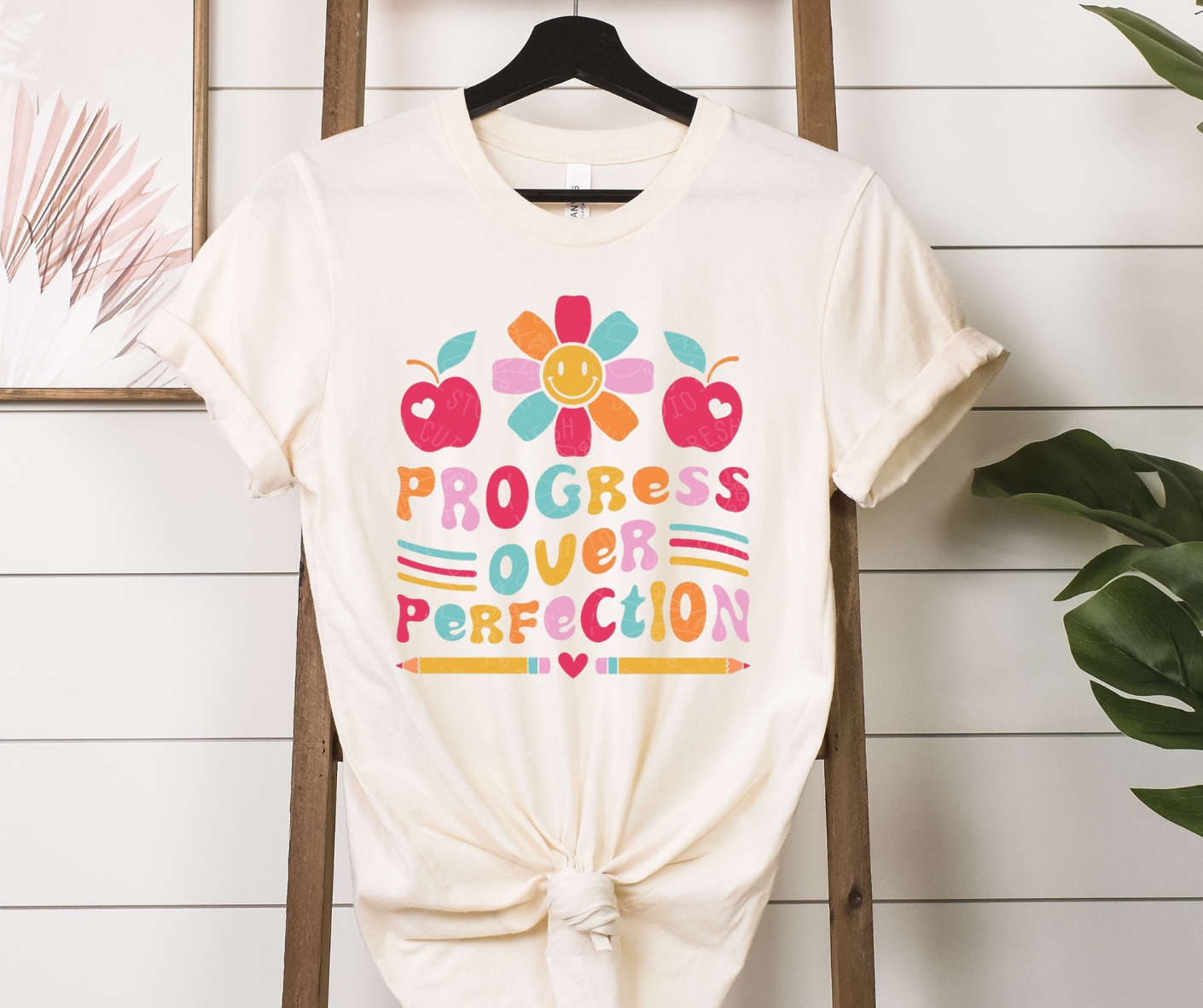 Progress Over Perfection School Full Color DTF Transfers
