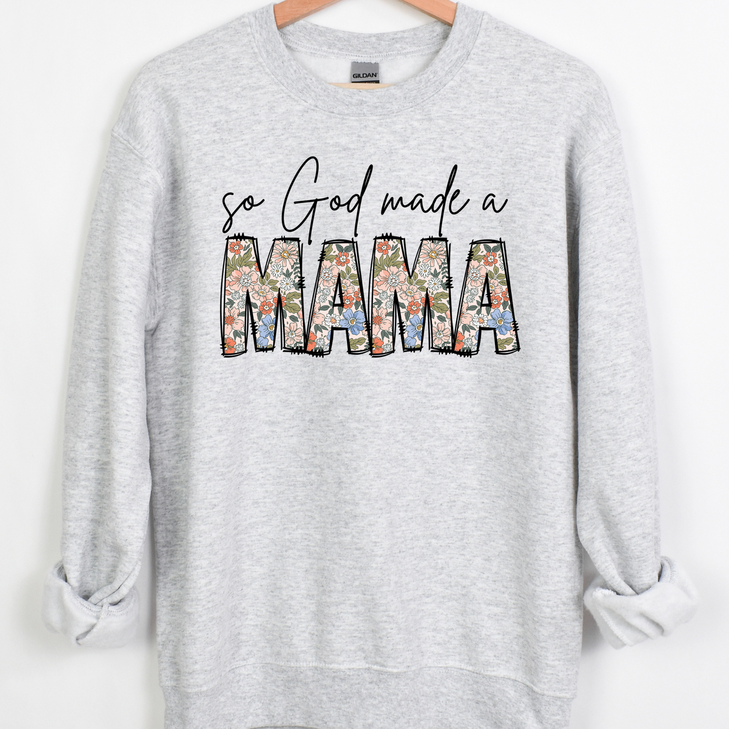So God Made A Mama (CUSTOMIZABLE) Full Color DTF Transfer